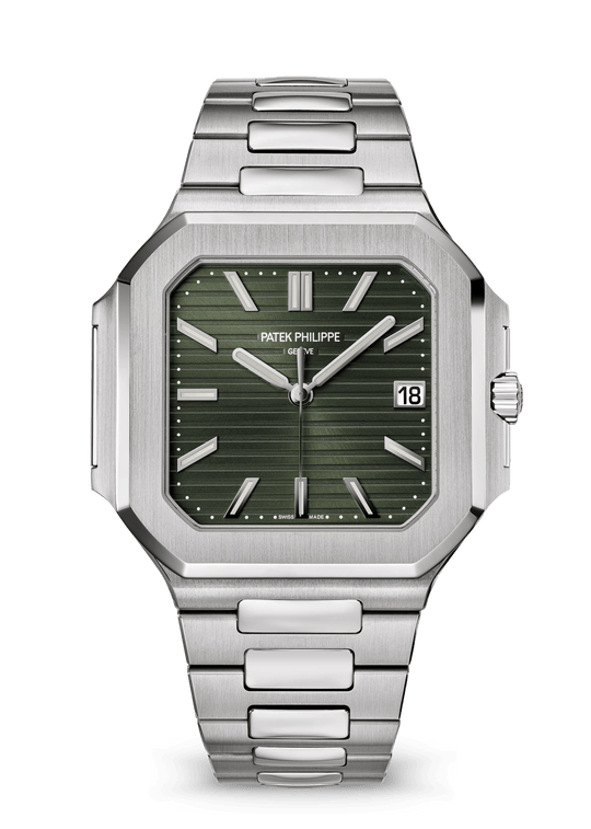 DATE SP. SECONDS - GREEN AND STEEL
