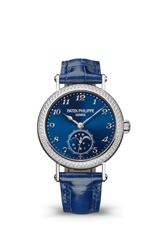 MOON PHASES - BLUE AND DIAMONDS