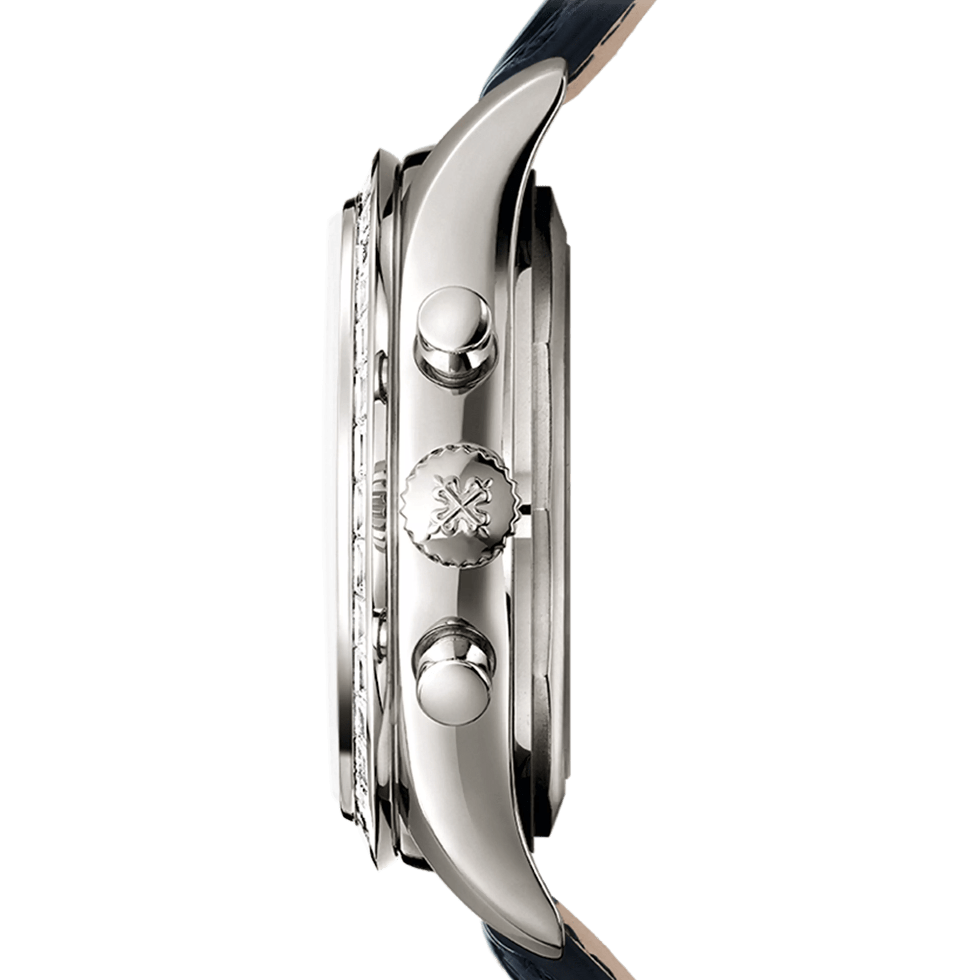 FLYBACK CHRONOGRAPH. AN. CALENDAR. JE. - NAVY BLUE AND DIAMONDS