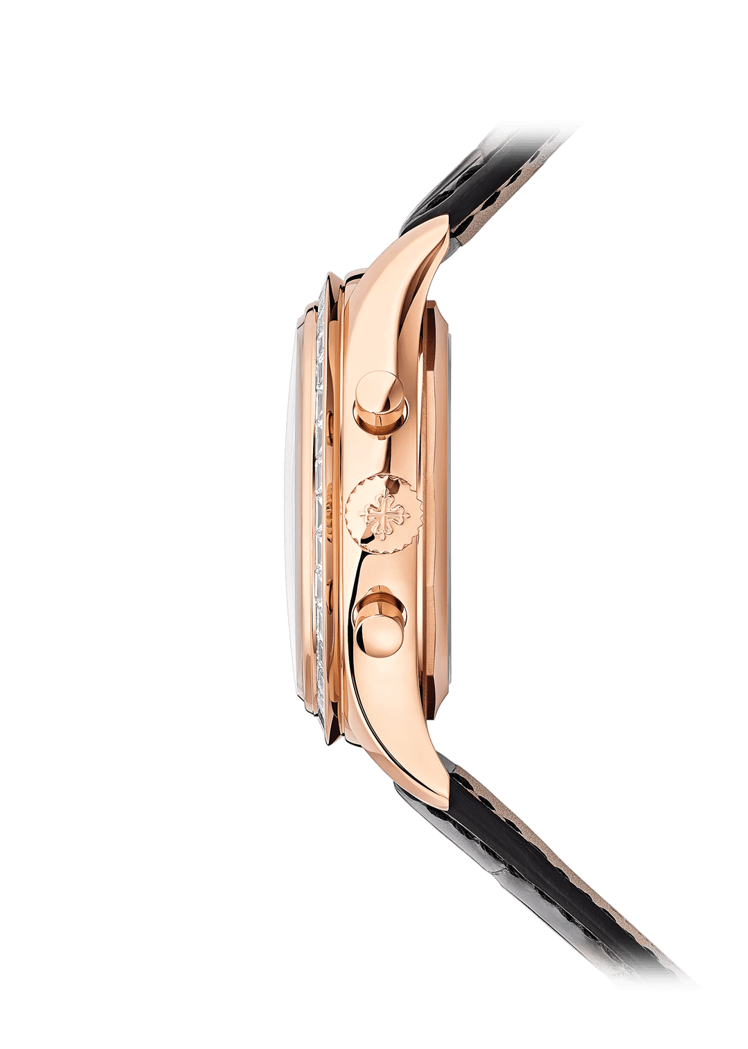 FLYBACK CHRONOGRAPH. AN. CALENDAR. JE. - BLACK AND ROSE GOLD