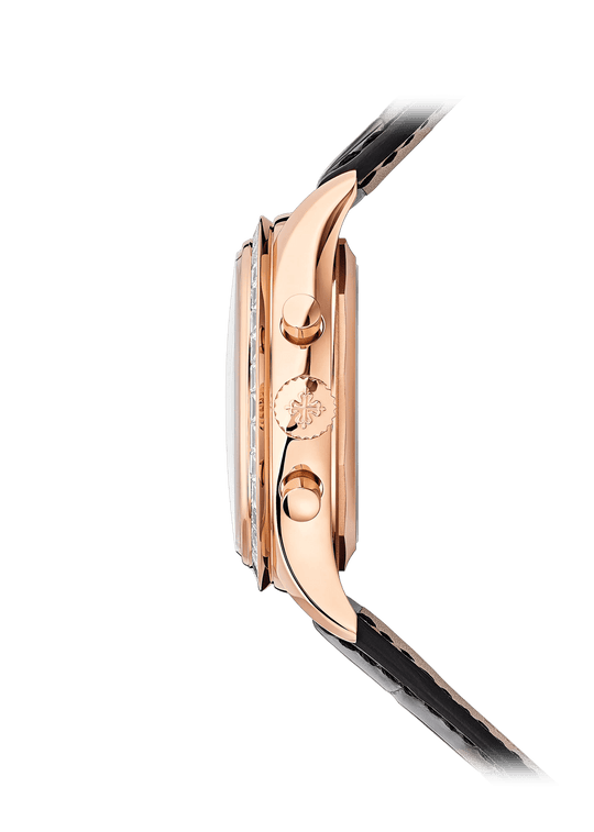 FLYBACK CHRONOGRAPH. AN. CALENDAR. JE. - BLACK AND ROSE GOLD