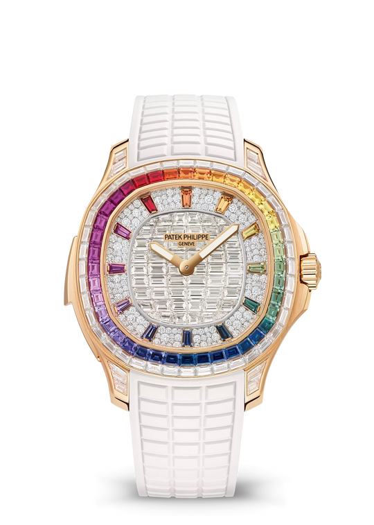 AQUANAUT L. RAINBOW MINUTE RR. HE. JE. - ROSE GOLD