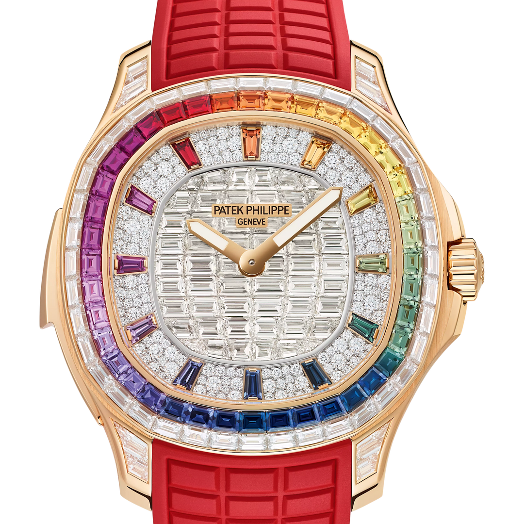 AQUANAUT L. RAINBOW MINUTE RR. HE. JE. - ROSE GOLD