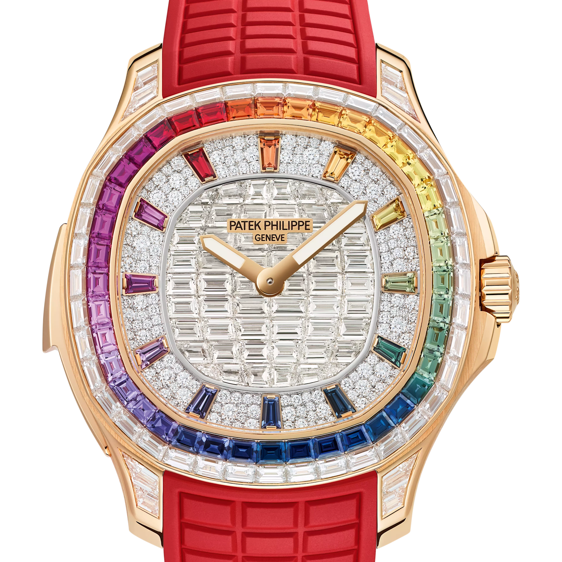 AQUANAUT L. RAINBOW MINUTE RR. HE. JE. - ROSE GOLD