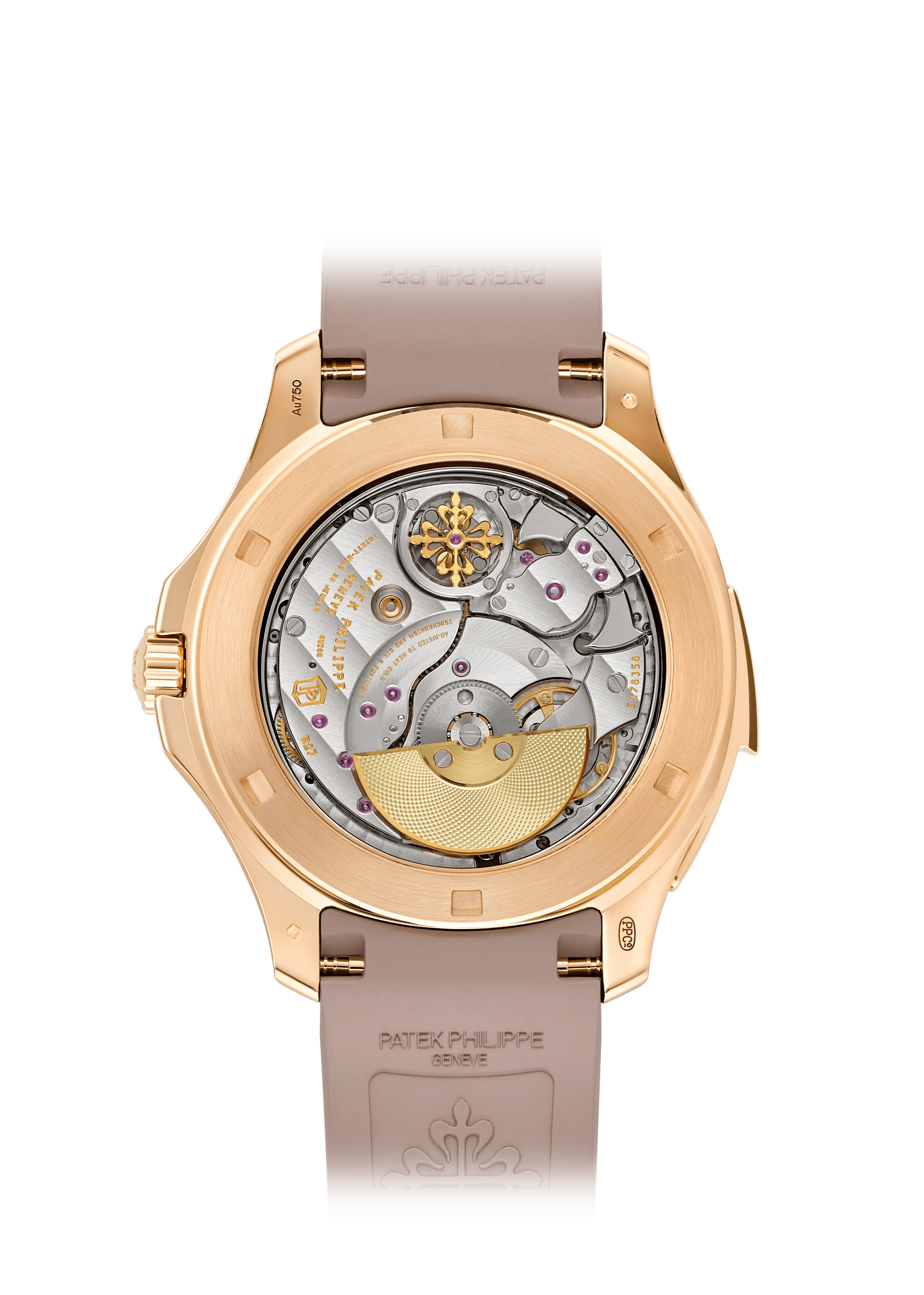 AQUANAUT L. RAINBOW MINUTE RR. HE. JE. - ROSE GOLD