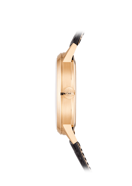 AN. CALENDAR. REGULATOR - BLACK AND GOLD