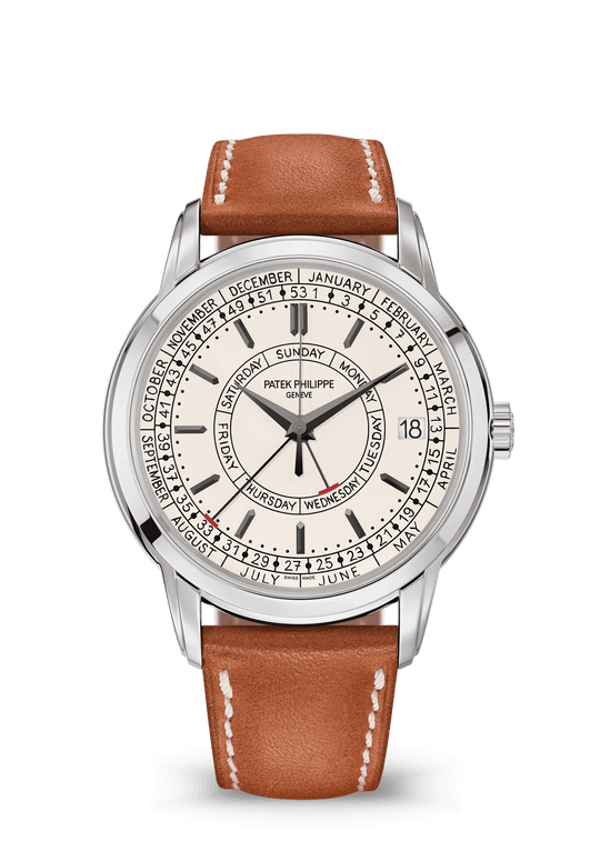 CALATRAVA WY. CALENDAR - WHITE AND BROWN