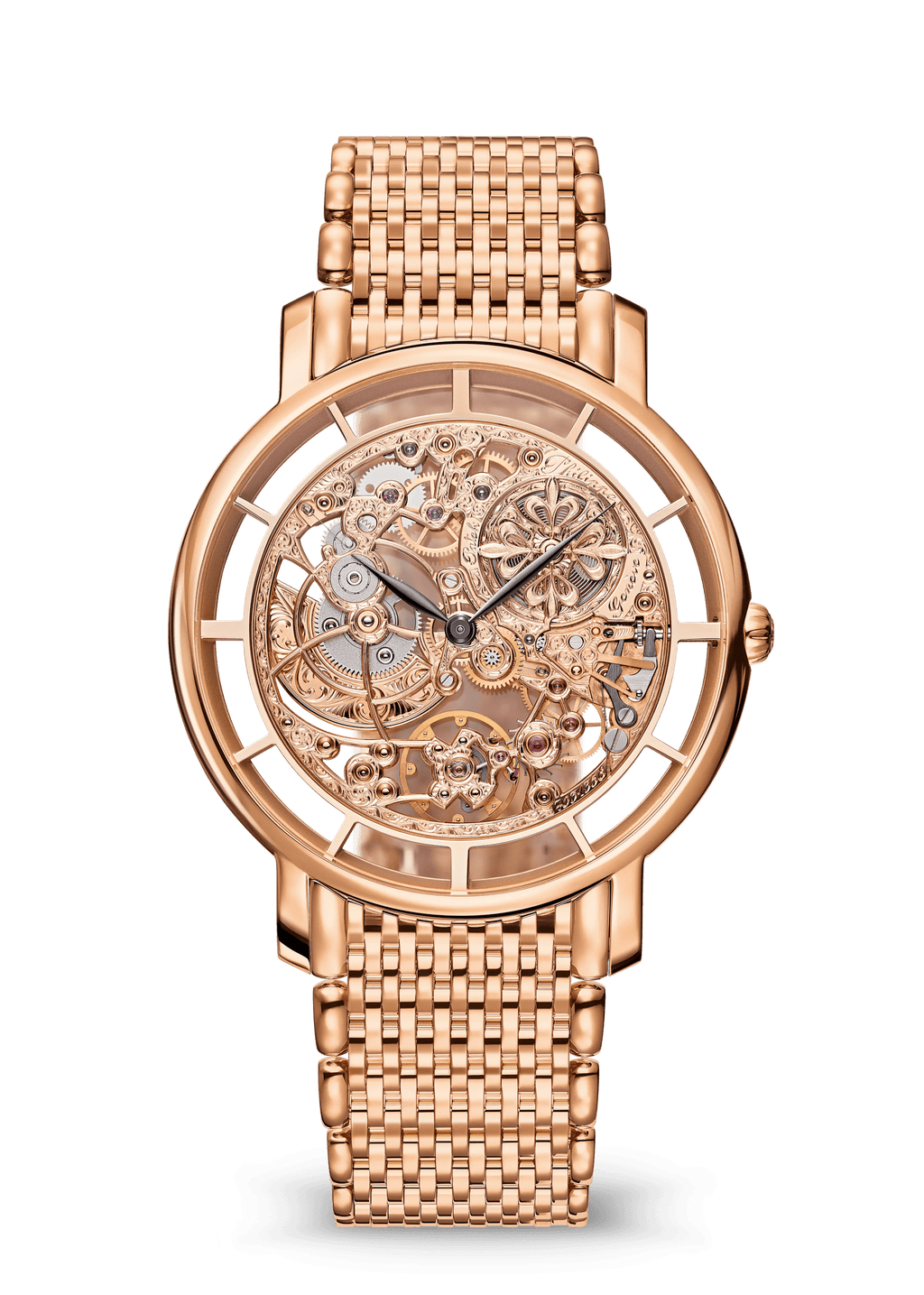SKELETON WATCH. RE. HS. - ROSE GOLD