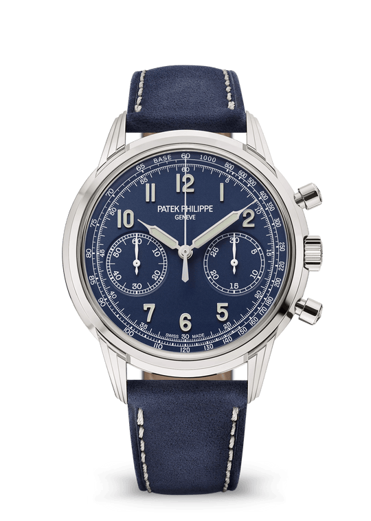 CHRONOGRAPH - BLUE AND WHITE GOLD
