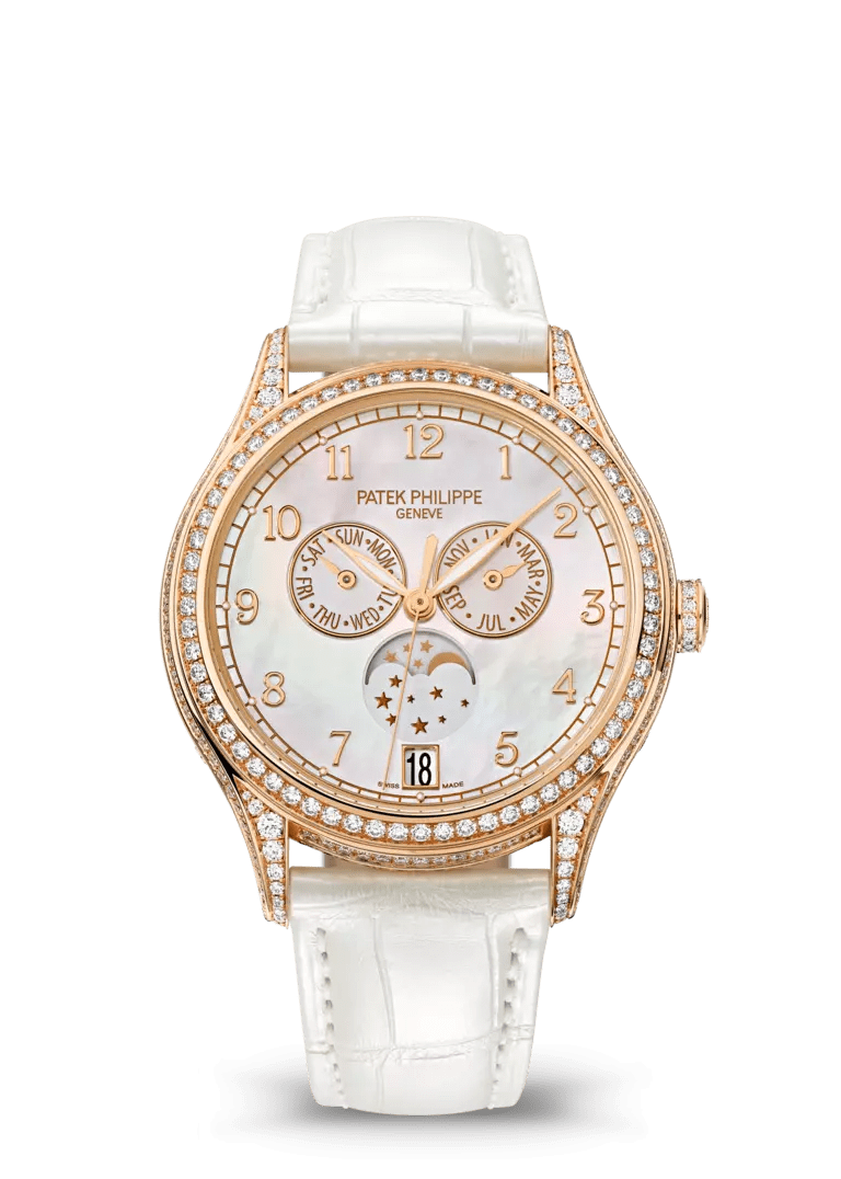 AN. CALENDAR. MOON PHASES JE. - DIAMONDS AND WHITE