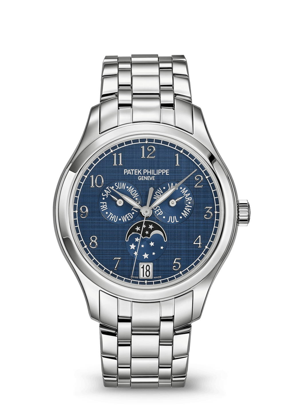 AN. CALENDAR. MOON PHASES - STEEL
