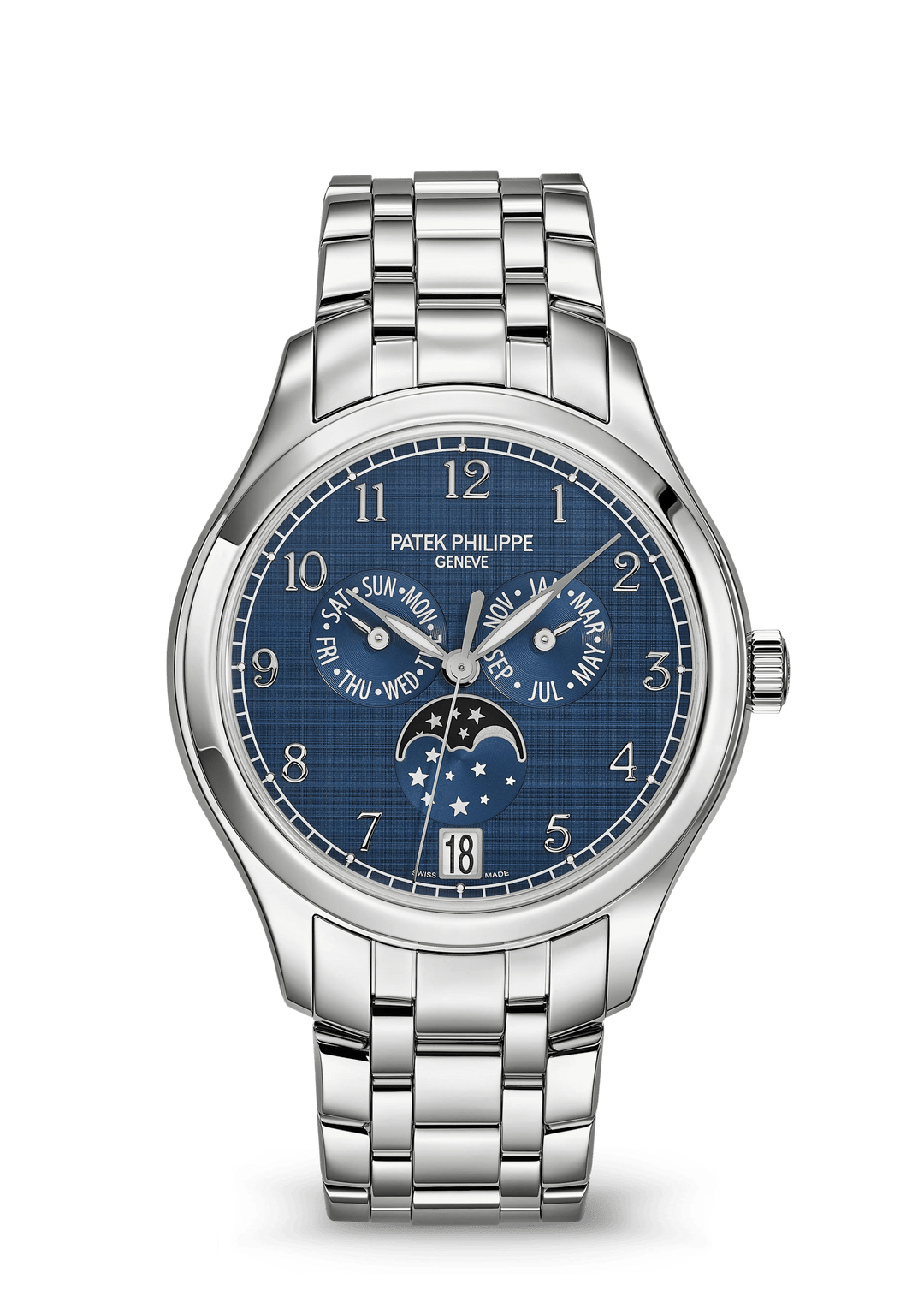 AN. CALENDAR. MOON PHASES - STEEL