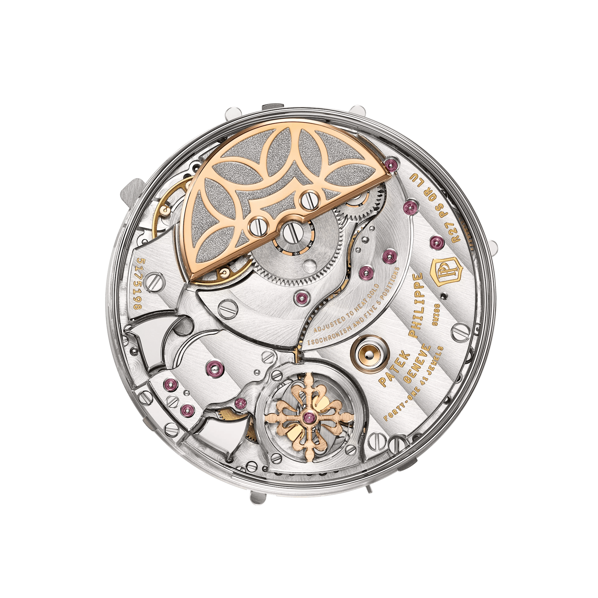 MINUTE RR. RE. P. CALENDAR HE. JE. - BLACK AND ROSE GOLD