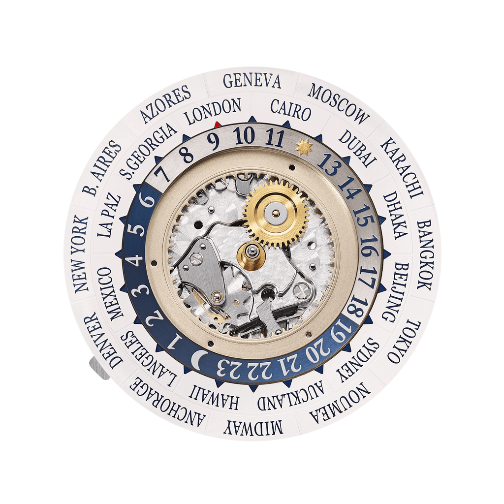 MINUTE RR. WORLD TIME. RE. HS. - WHITE GOLD