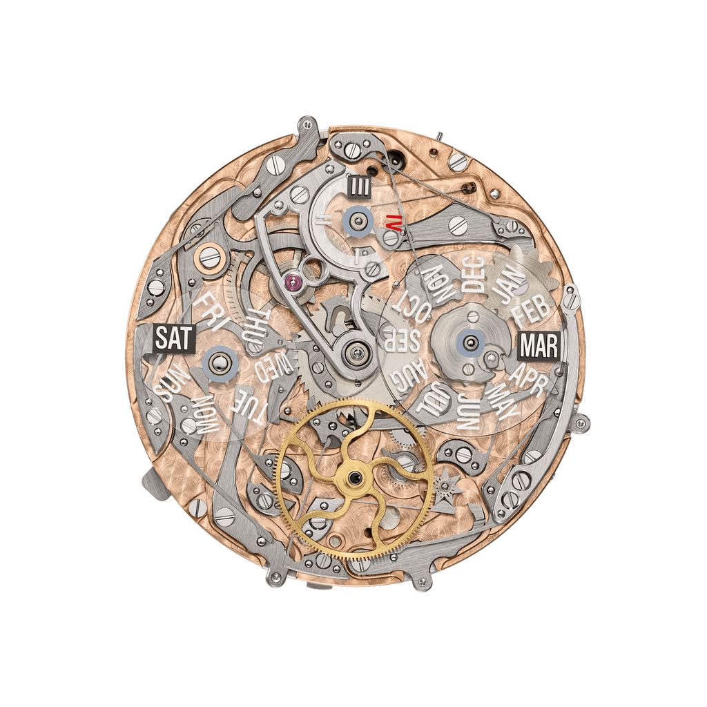 MINUTE RR. RE. P. CALENDAR HE. JE. - BLACK AND ROSE GOLD