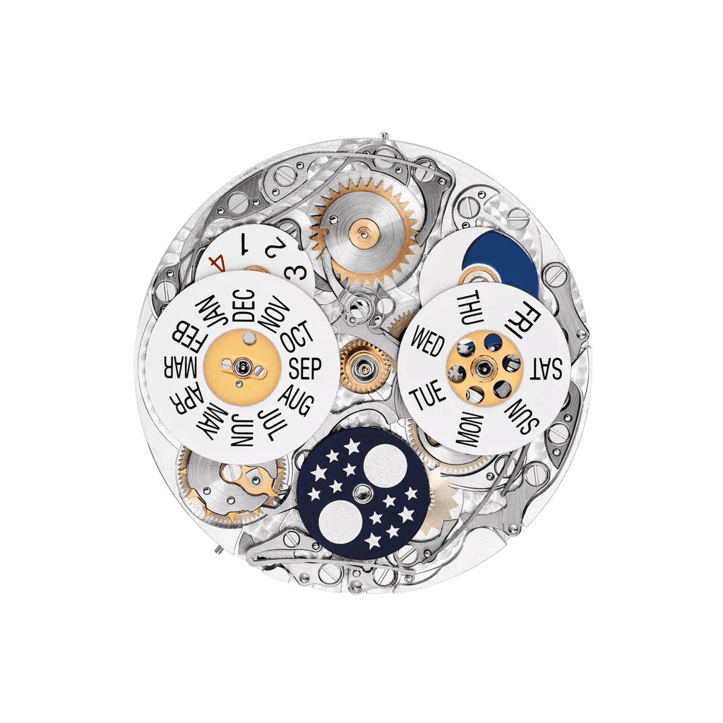 SPLIT SECONDS CHRONOGRAPH P CALENDAR. - PLATINUM