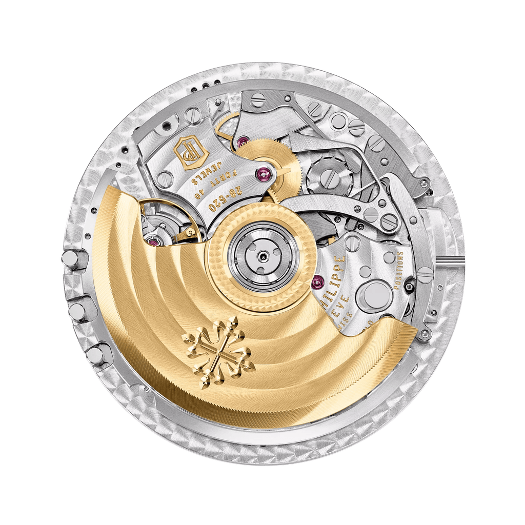 FLYBACK CHRONOGRAPH. AN. CALENDAR. JE. - NAVY BLUE AND DIAMONDS