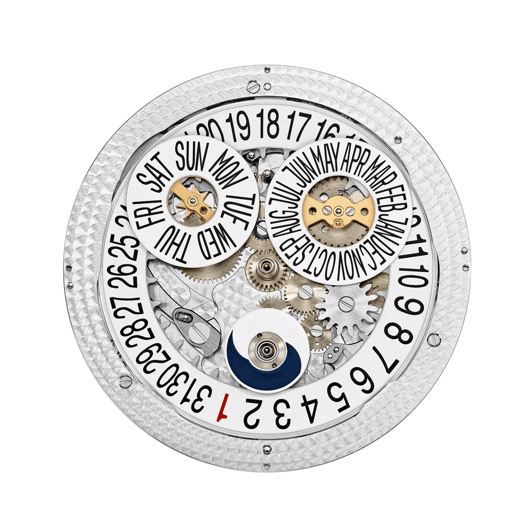 FLYBACK CHRONOGRAPH. AN. CALENDAR. JE. - NAVY BLUE AND DIAMONDS