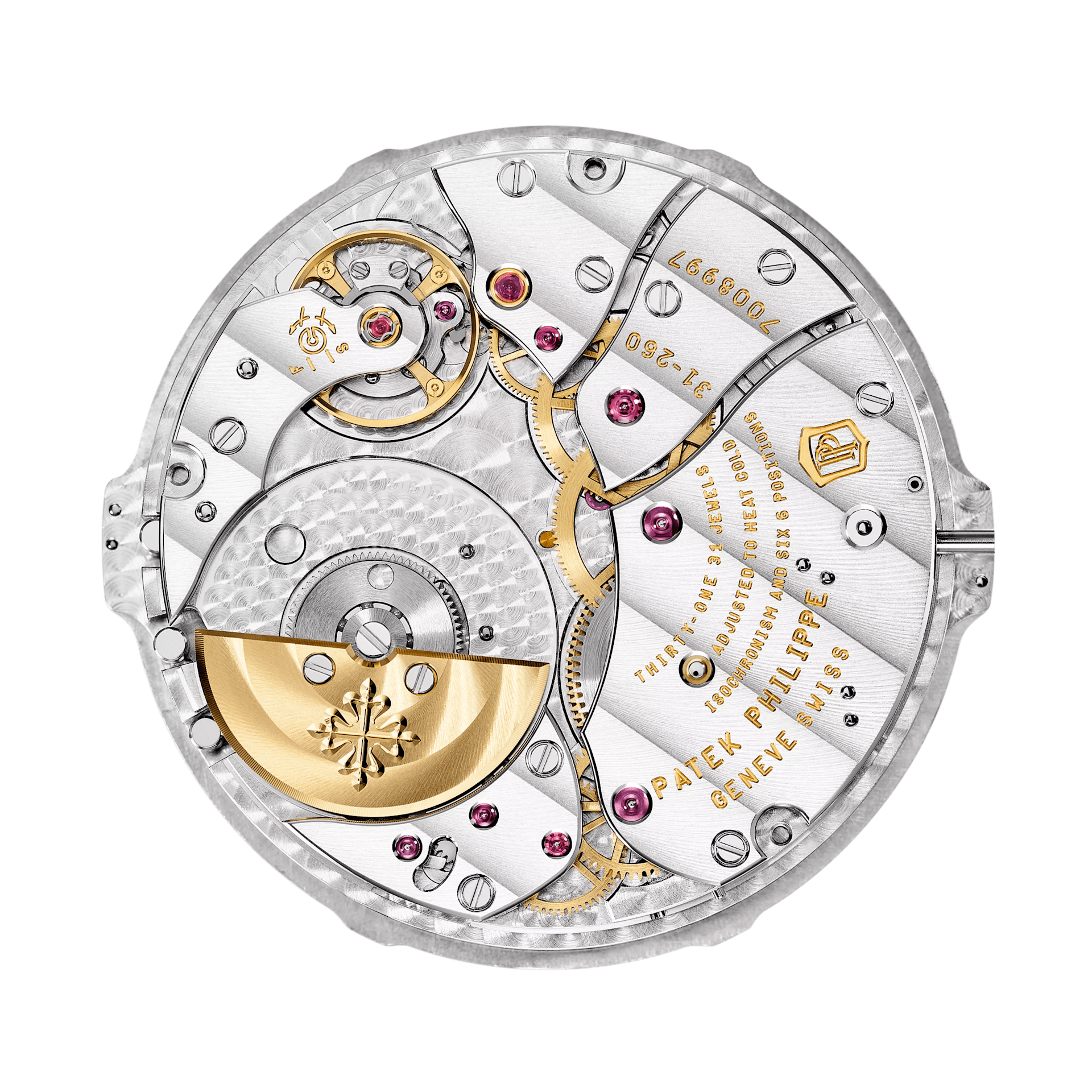 AN. CALENDAR. REGULATOR - BLACK AND GOLD