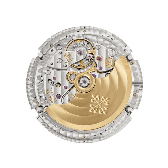 AN. CALENDAR. MOON PHASES - LILAC AND WHITE GOLD