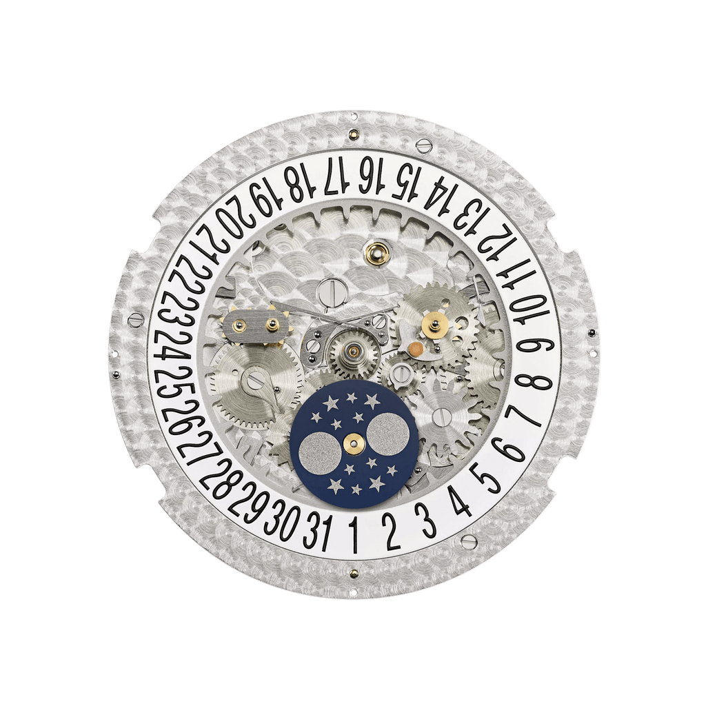AN. CALENDAR. MOON PHASES - STEEL