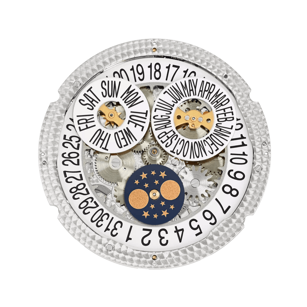 AN. CALENDAR. MOON PHASES - BLACK AND ROSE GOLD