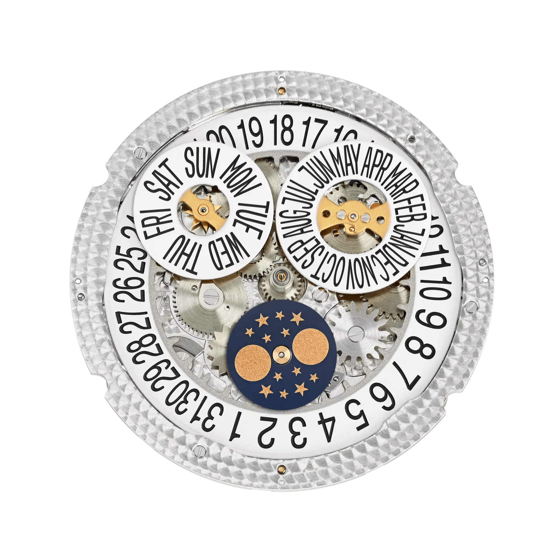AN. CALENDAR. MOON PHASES - BLACK AND ROSE GOLD