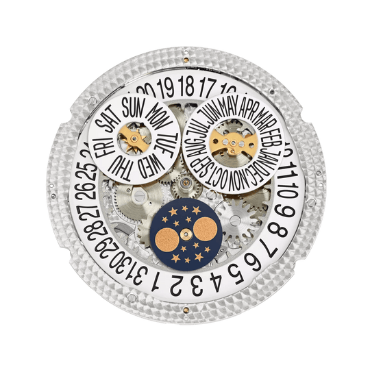 AN. CALENDAR. MOON PHASES - BLACK AND ROSE GOLD