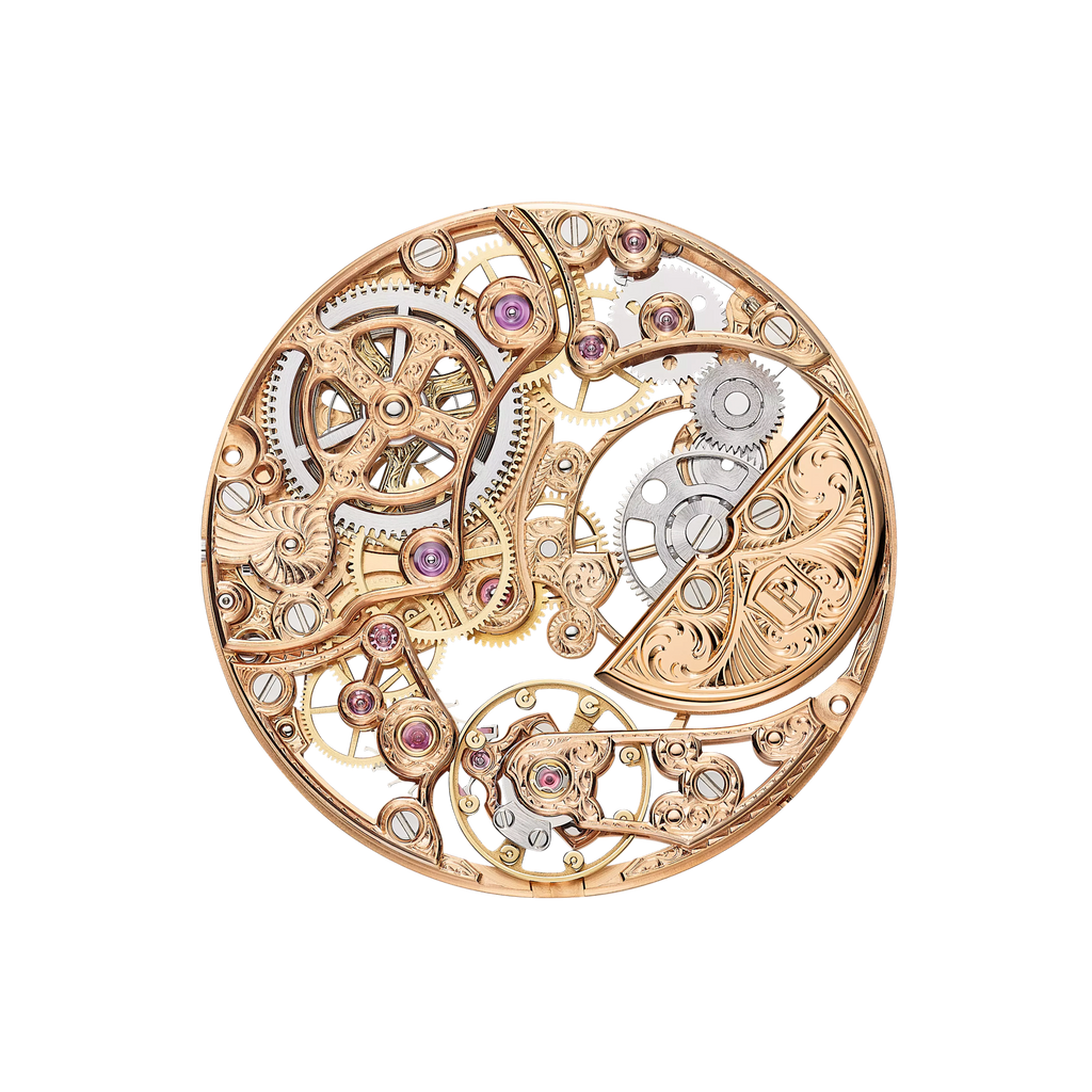 SKELETON WATCH. RE. HS. - ROSE GOLD