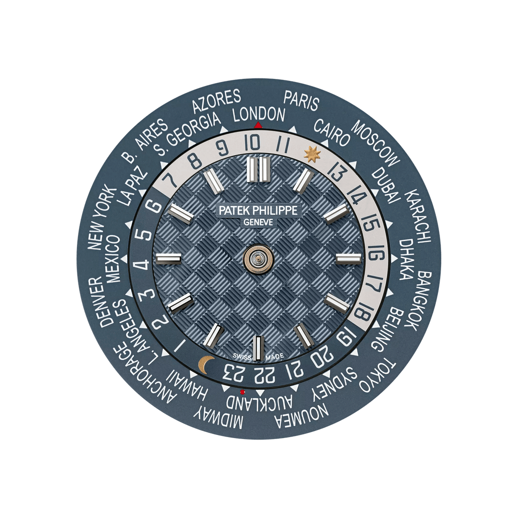 WORLD TIME. DATE - AQUA BLUE