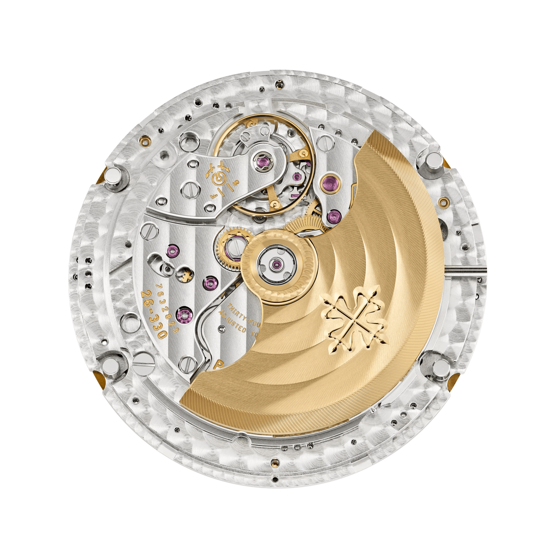 AN. CALENDAR. MOON PHASES - BLACK AND WHITE GOLD