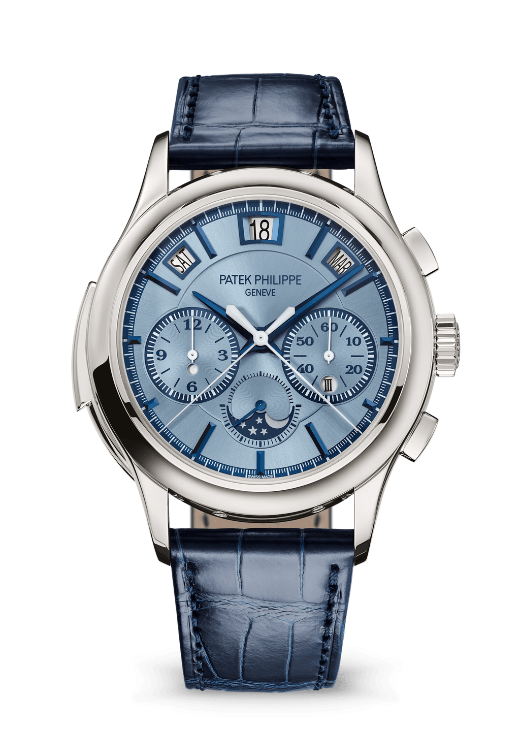 MINUTE RR. SPLIT SECONDS IS. PERPETUAL - STEEL BLUE