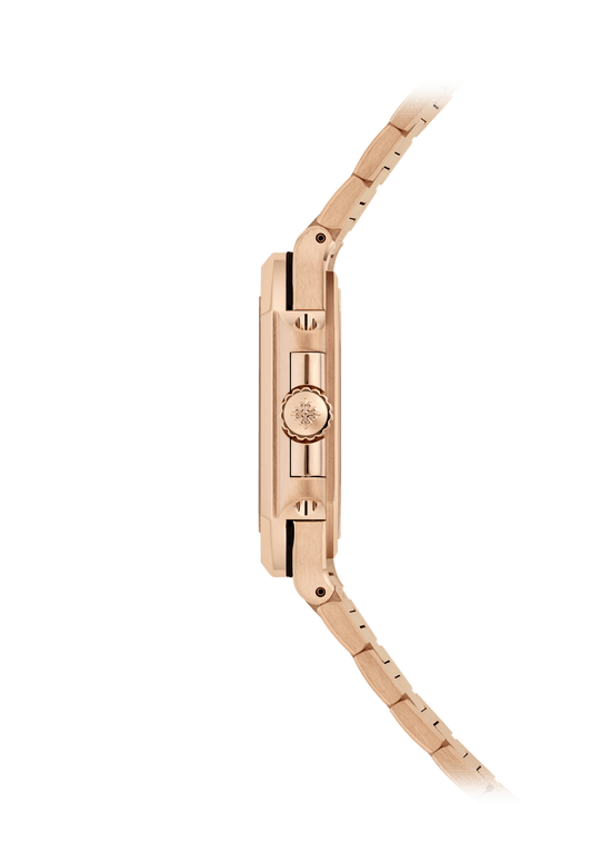DATE SP. SECONDS - BROWN AND ROSE GOLD
