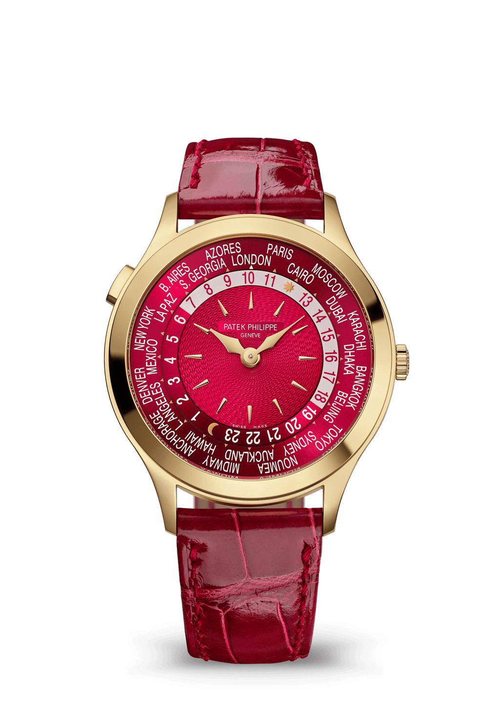 WORLD TIME - RED AND YELLOW GOLD