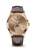 AN. CALENDAR. MOON PHASES - BROWN AND GOLD