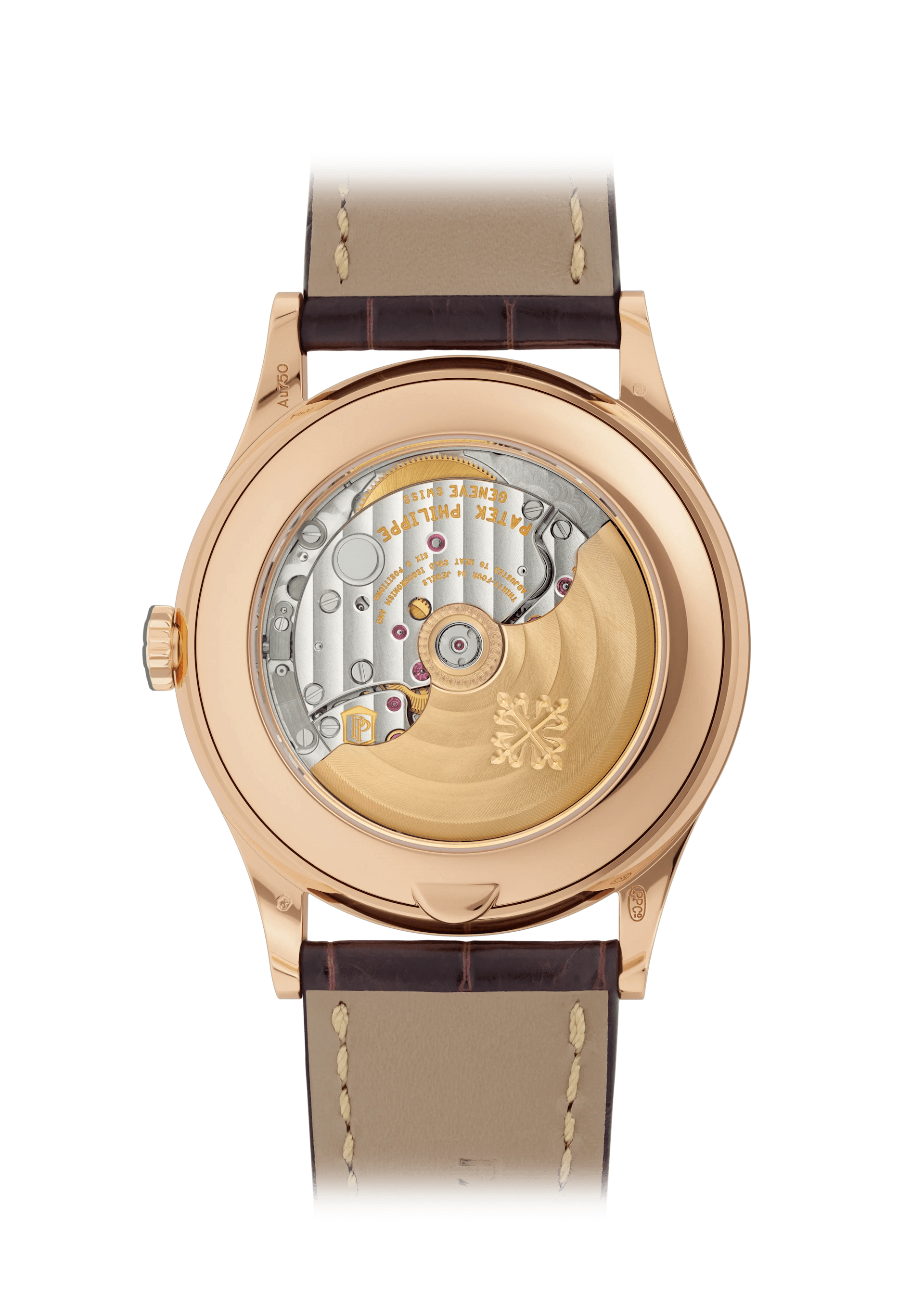 AN. CALENDAR. MOON PHASES - BROWN AND GOLD