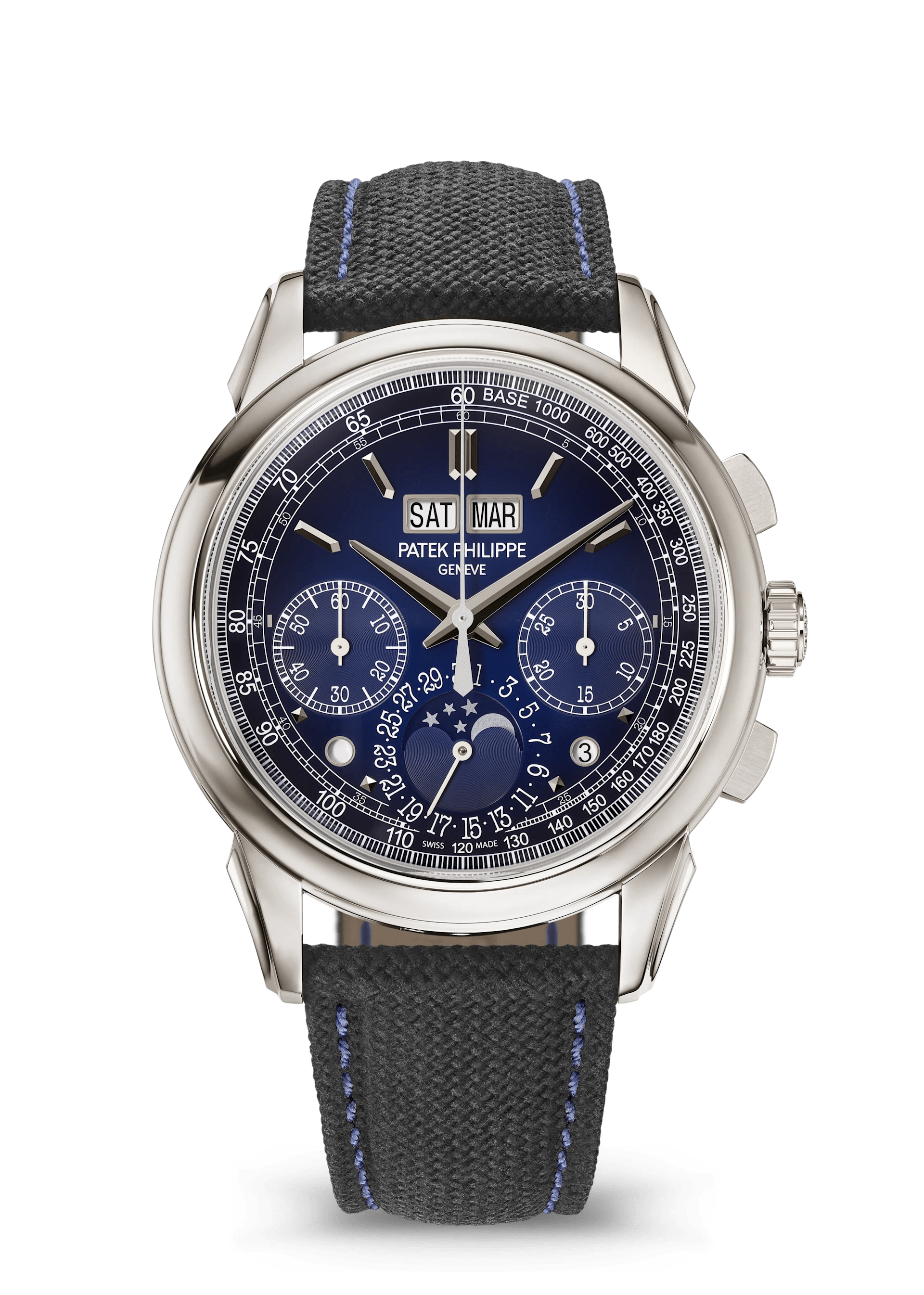 CHRONOGRAPH P CALENDAR - PLATINUM BLUE