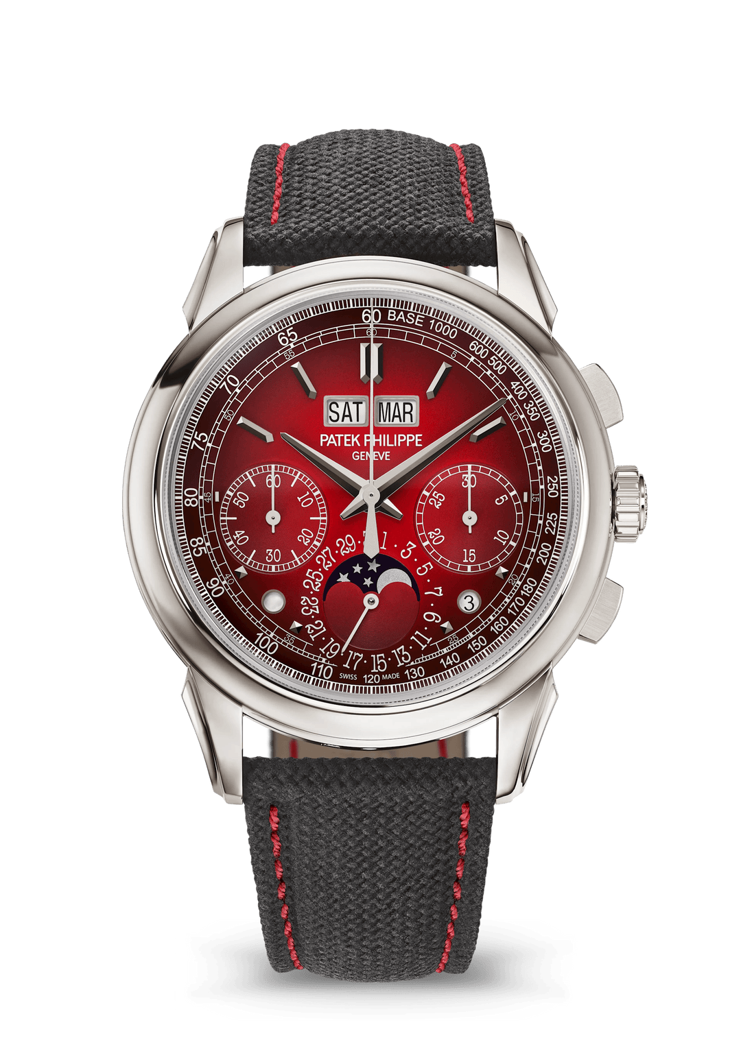 CHRONOGRAPH P CALENDAR - PLATINUM RED