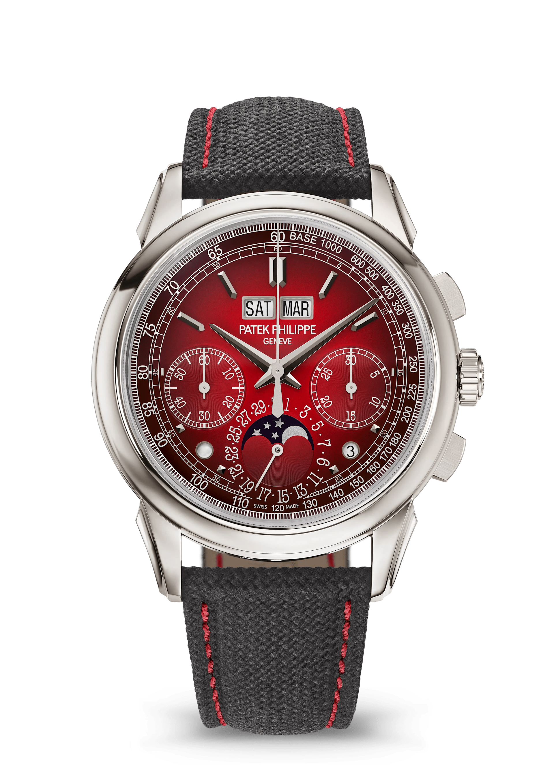 CHRONOGRAPH P CALENDAR - PLATINUM RED