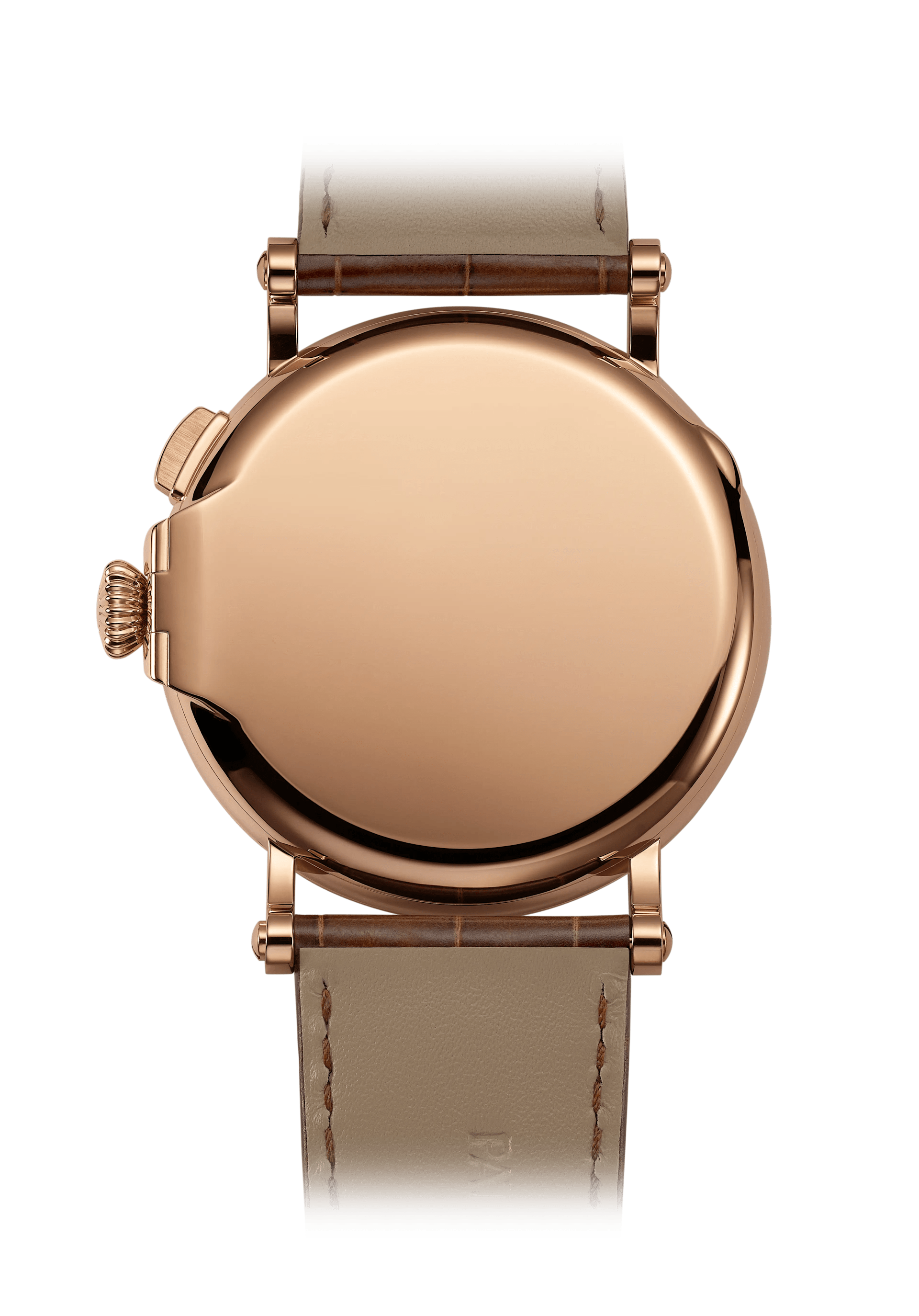 HOURS AND MINUTES ON DD. AN. - BROWN AND ROSE GOLD