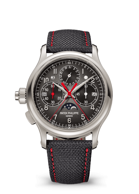 SPLIT SECONDS CHRONOGRAPH P CALENDAR. - PLATINUM