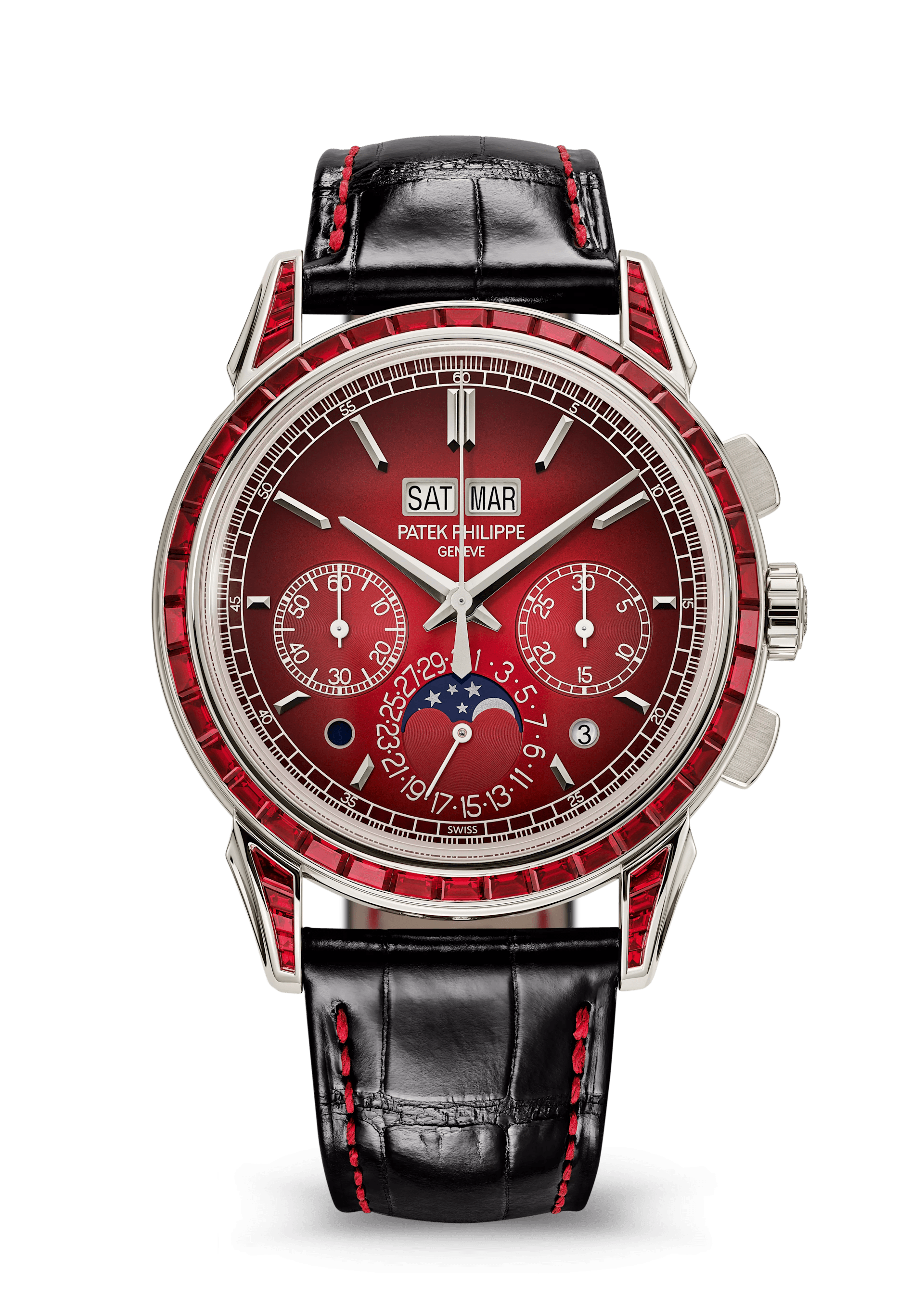 CHRONOGRAPH P CALENDAR JE. - PLATINUM RED