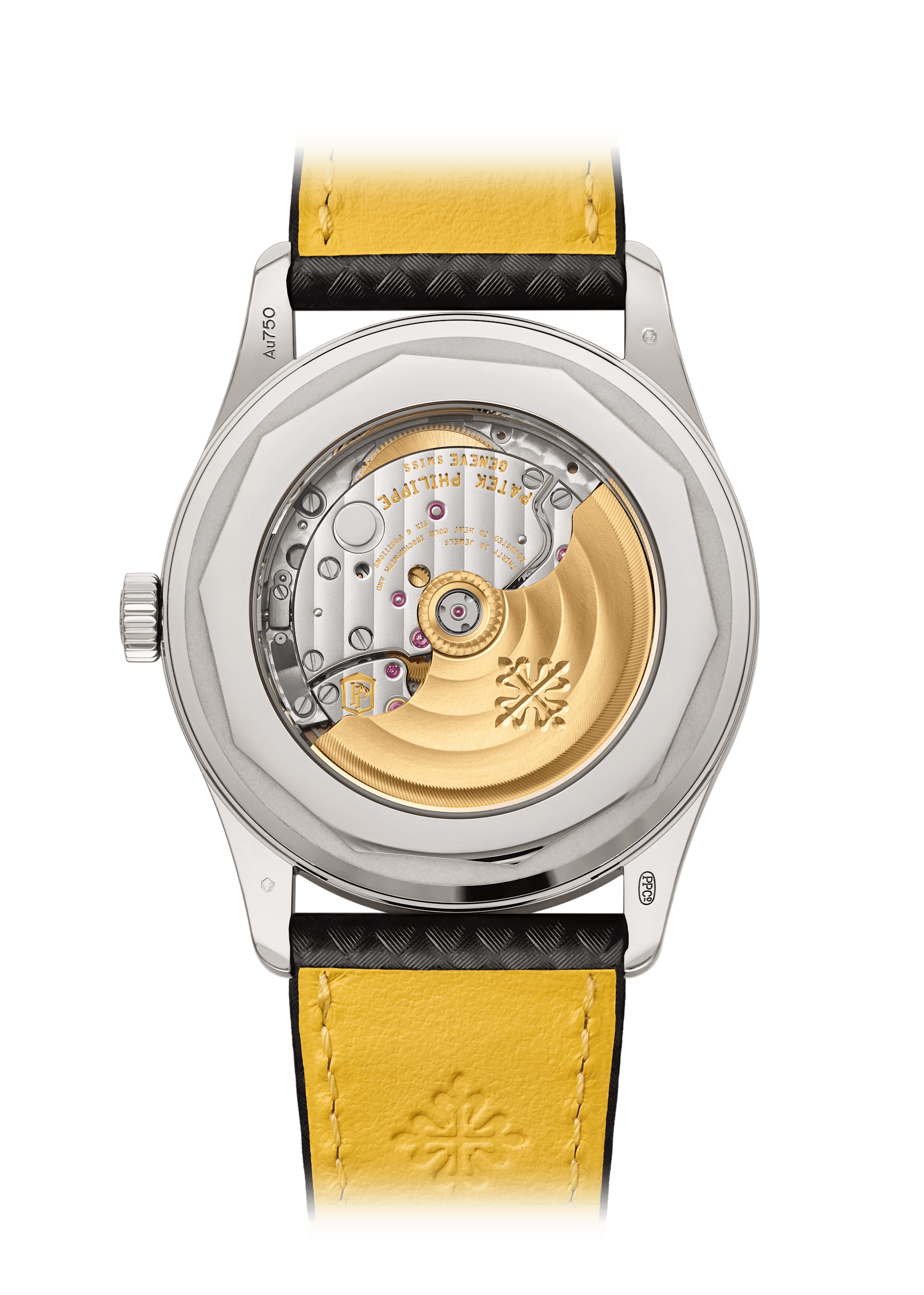 DATE. SWEEP SECONDS - BLACK AND YELLOW