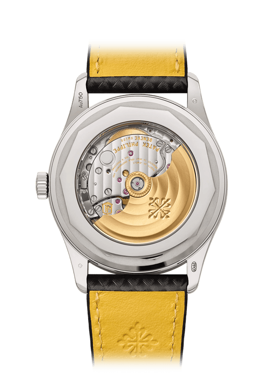 DATE. SWEEP SECONDS - BLACK AND YELLOW