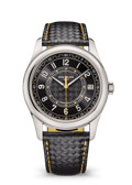 DATE. SWEEP SECONDS - BLACK AND YELLOW