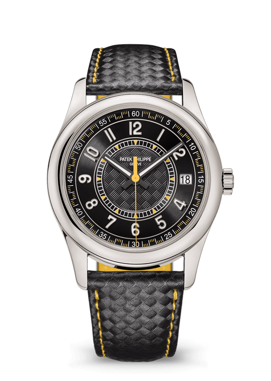DATE. SWEEP SECONDS - BLACK AND YELLOW