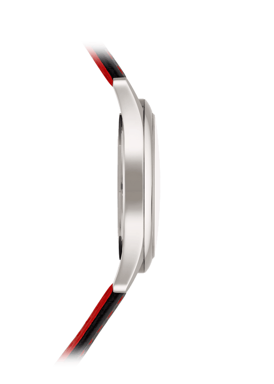 DATE. SWEEP SECONDS - BLACK AND RED