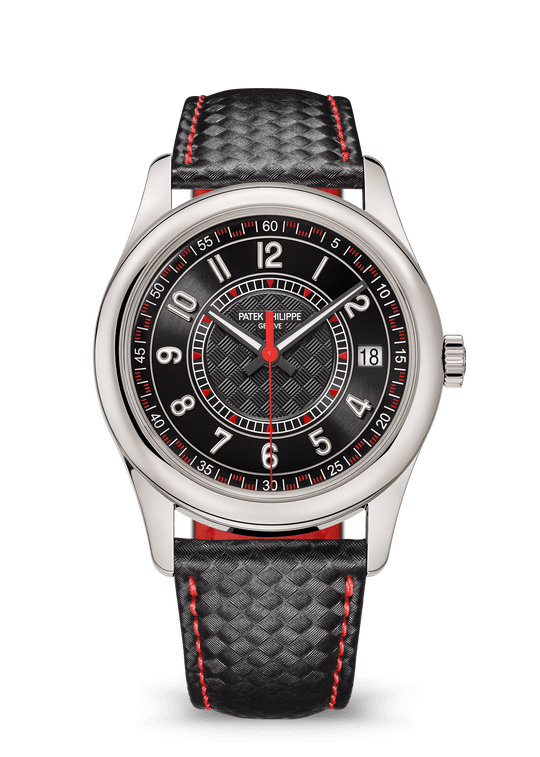DATE. SWEEP SECONDS - BLACK AND RED