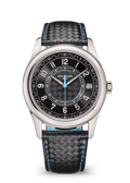 DATE. SWEEP SECONDS - BLACK AND BLUE