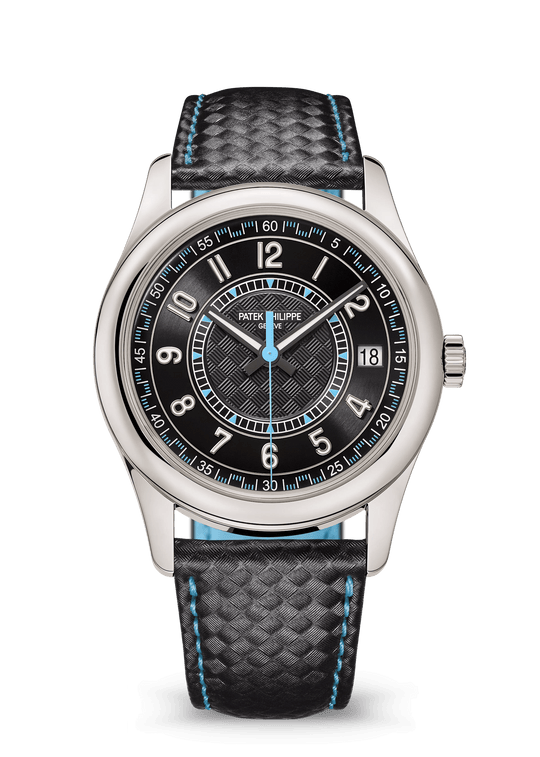 DATE. SWEEP SECONDS - BLACK AND BLUE